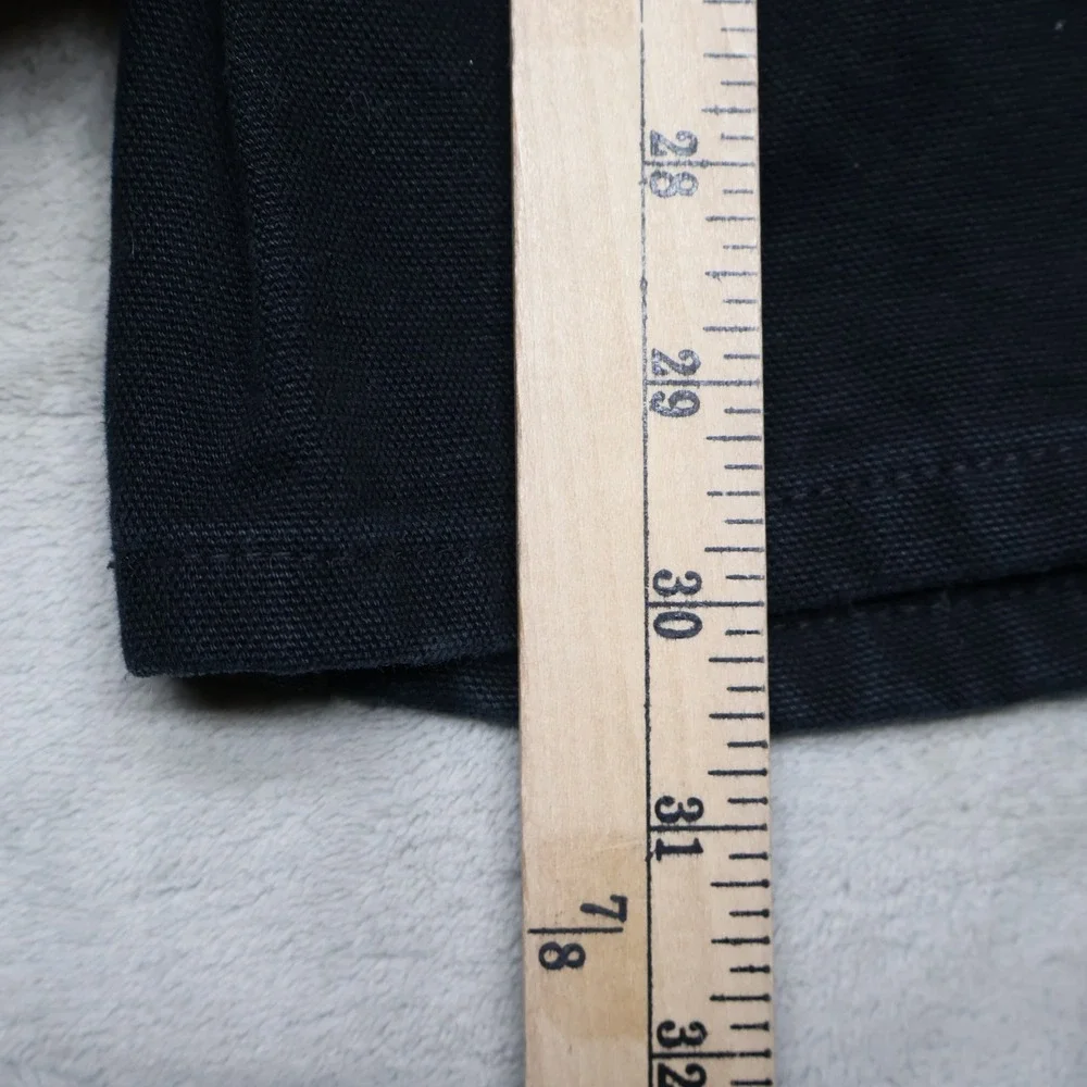 Carhartt Pants Men 34x30 Black Dungaree Loose Straight Washed‎ Duck Lined B111